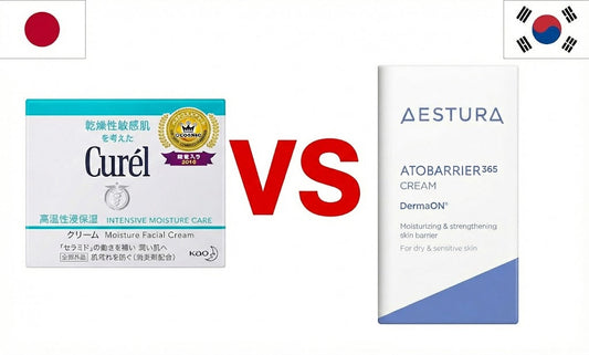 K-Beauty vs. J-Beauty: Sensitive Skin Showdown (Aestura vs. Curél)