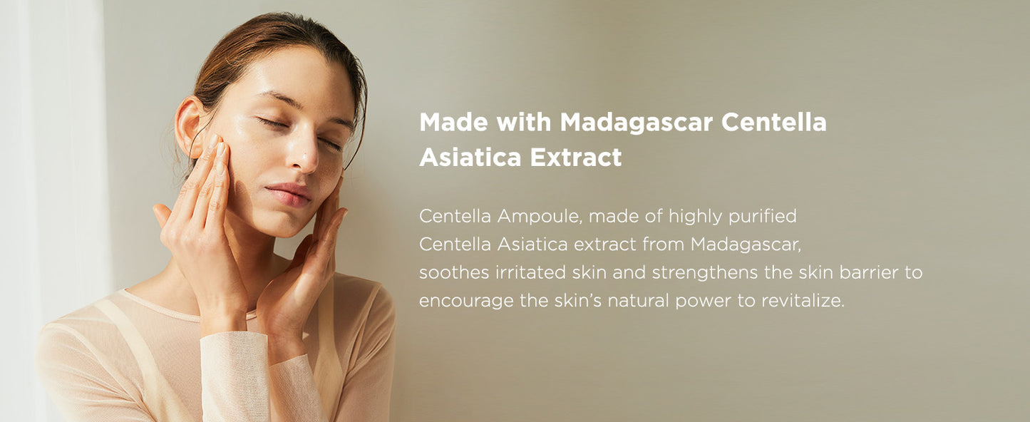 SKIN1004 Madagascar Centella Ampoule 3.38fl.oz (100ml) and Light Cleansing Oil 6.76fl.oz (200ml) Bundle