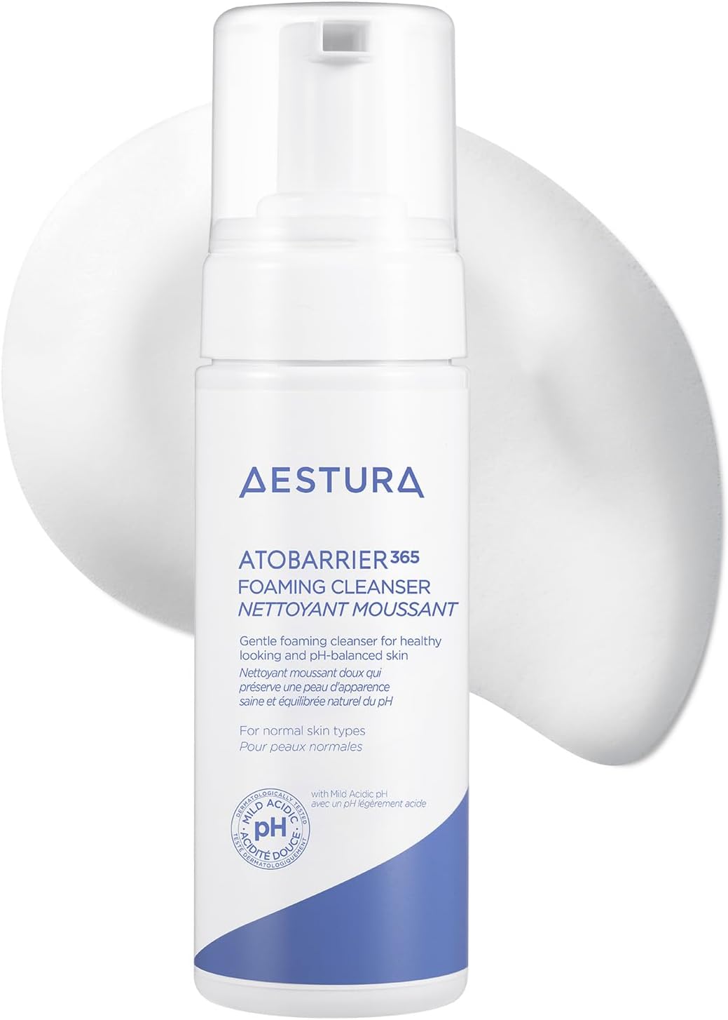 Atobarrier 365 Bubble Cleanser - Long Lasting Hydration Cleanser for Dry & Sensitive Skin, 150ml, 5.07 oz