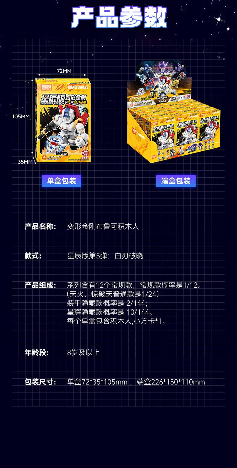 Blokees Transformers 12PCS Blind Box