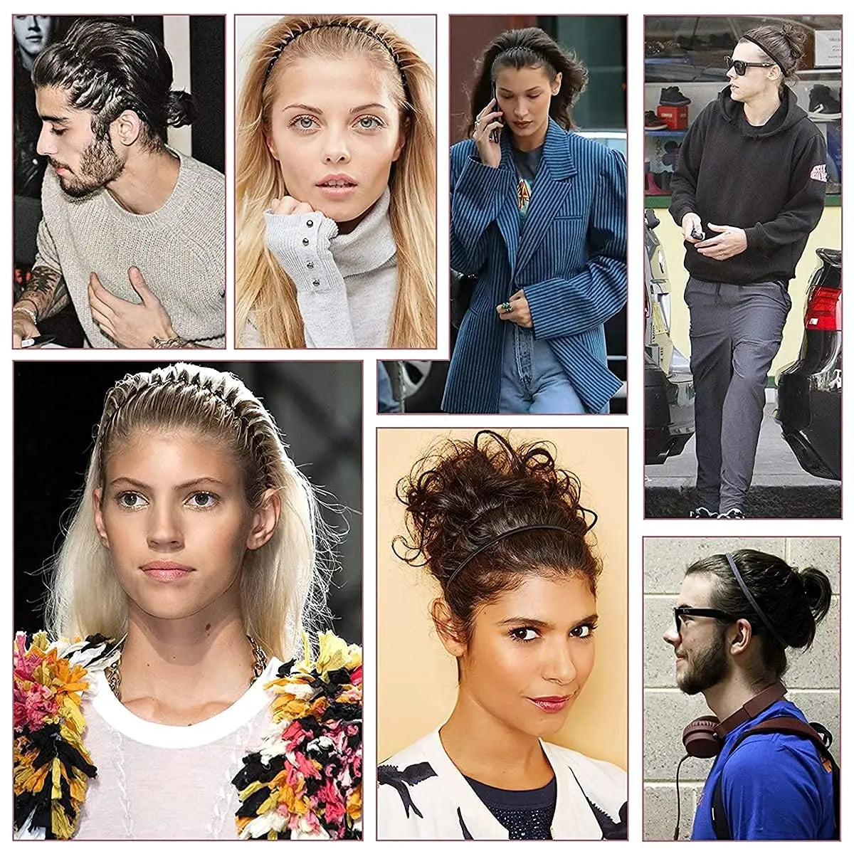 Unisex Wave Headband Set (6-Piece)