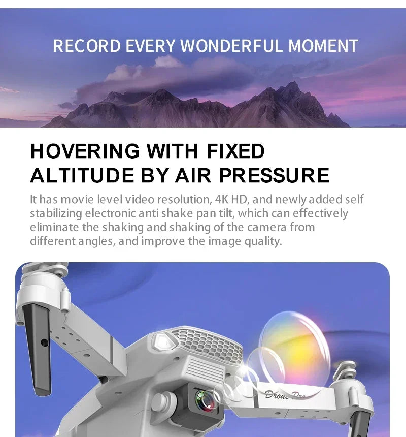 E88Pro 4K Drone WiFi FPV