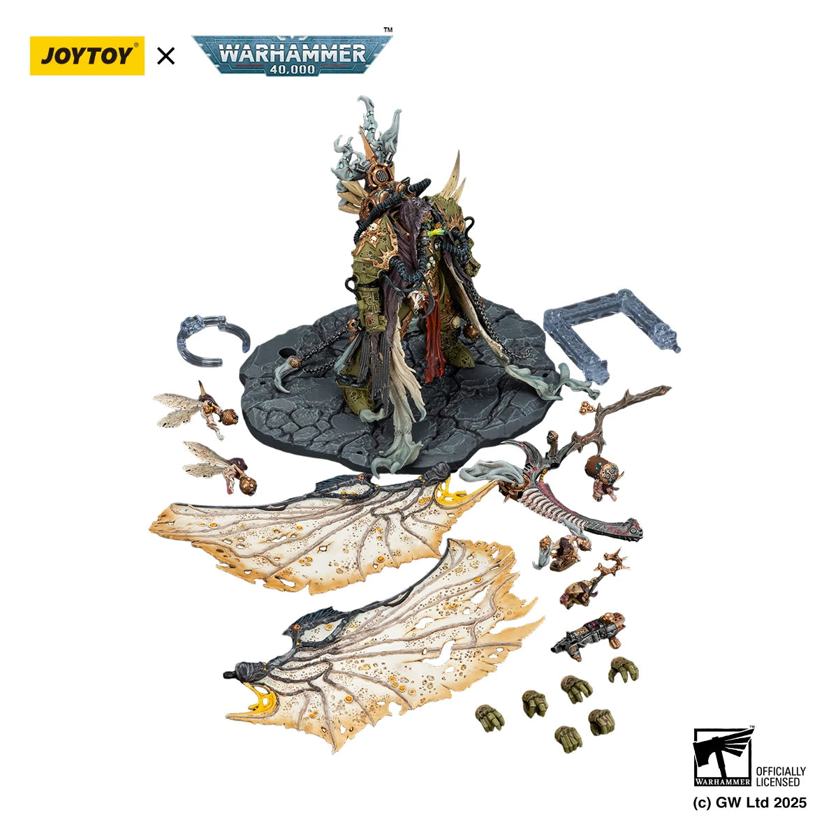 JOYTOY Warhammer 40K 1/18 Mortarion & Death Guard
