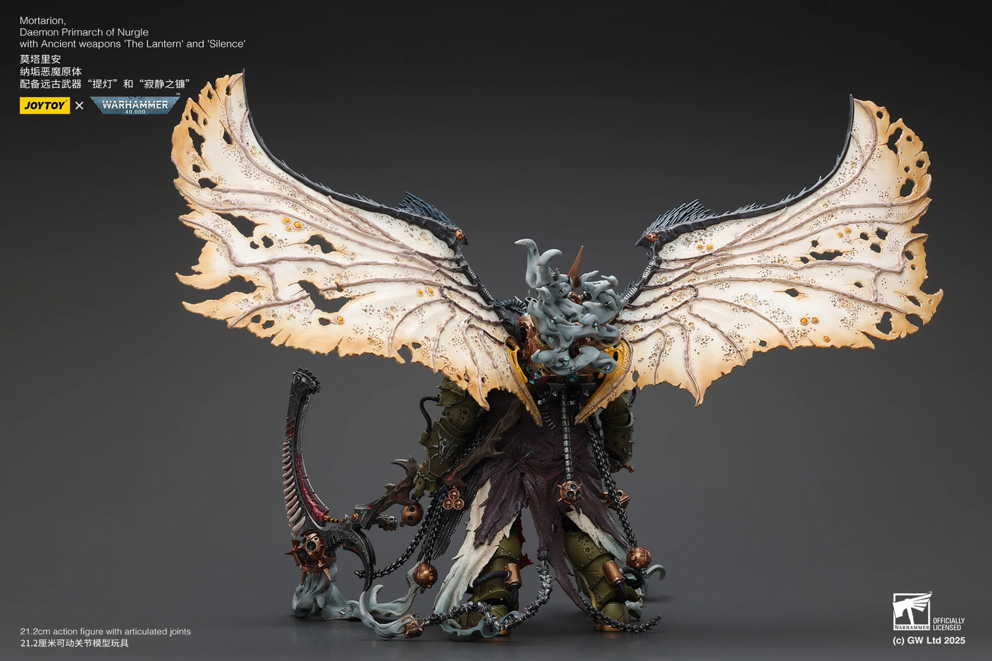 JOYTOY Warhammer 40K 1/18 Mortarion & Death Guard