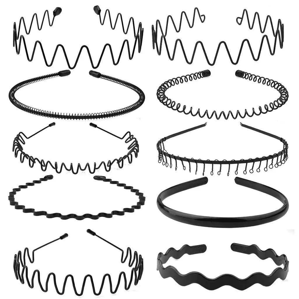 Unisex Wave Headband Set (6-Piece)
