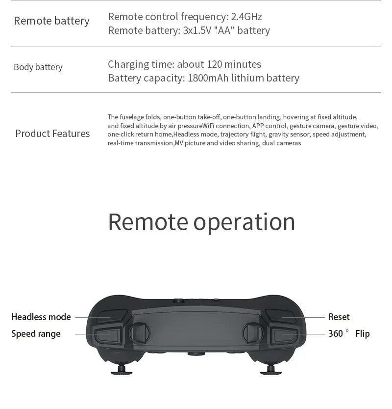 E88Pro 4K Drone WiFi FPV