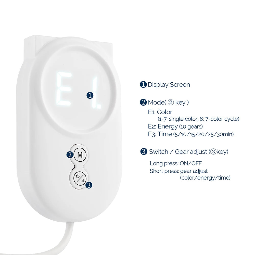 7-in-1 Advanced High-Quality Photon Rejuvenation Mask: Pro-Grade LED Therapy for Face & Neck