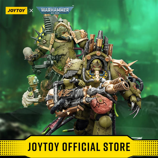 JOYTOY Warhammer 40K 1/18 Death Guard — Foul Blightspawn & Lord of Virulence