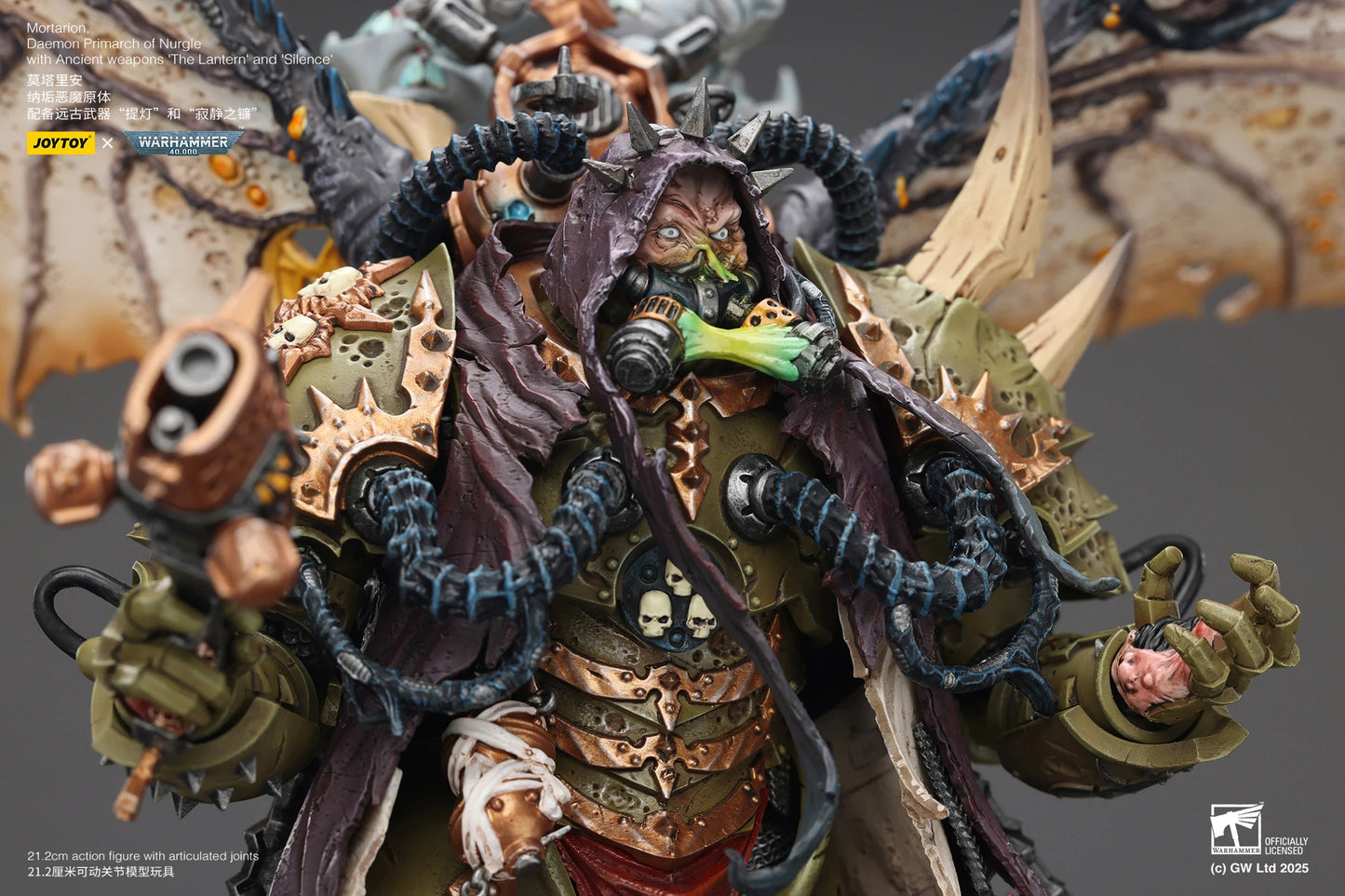 JOYTOY Warhammer 40K 1/18 Mortarion & Death Guard