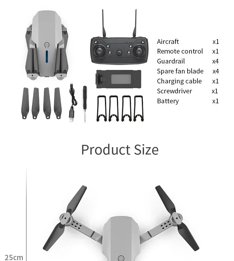 E88Pro 4K Drone WiFi FPV