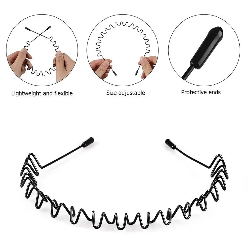 Unisex Wave Headband Set (6-Piece)