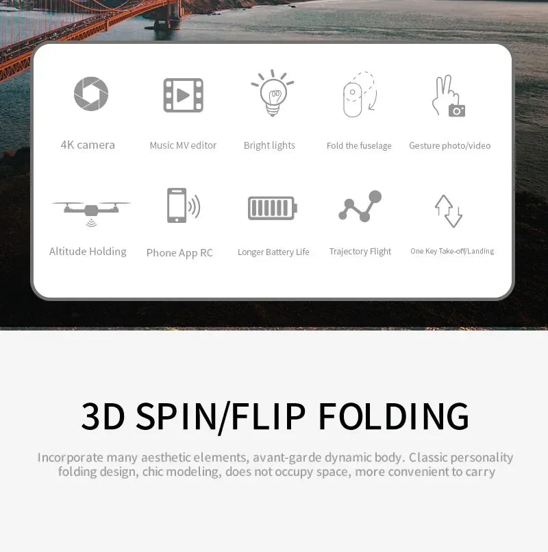 E88Pro 4K Drone WiFi FPV