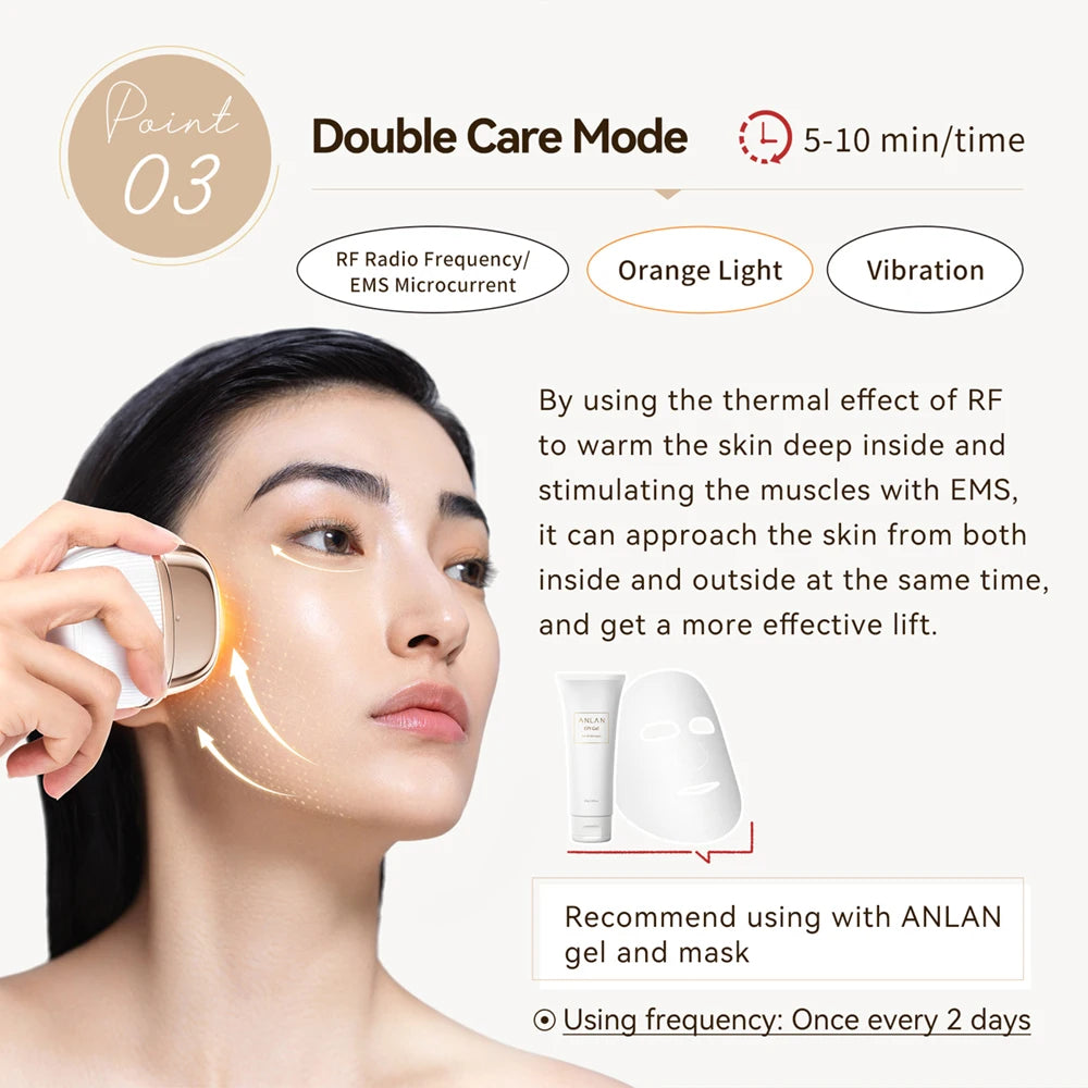 ANLAN Professional 9-in-1 Anti-Aging System — 24K Gold Facial Lifting & Tightening