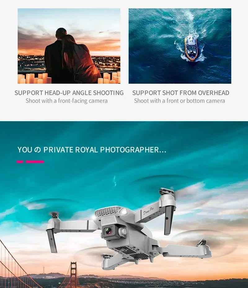 E88Pro 4K Drone WiFi FPV
