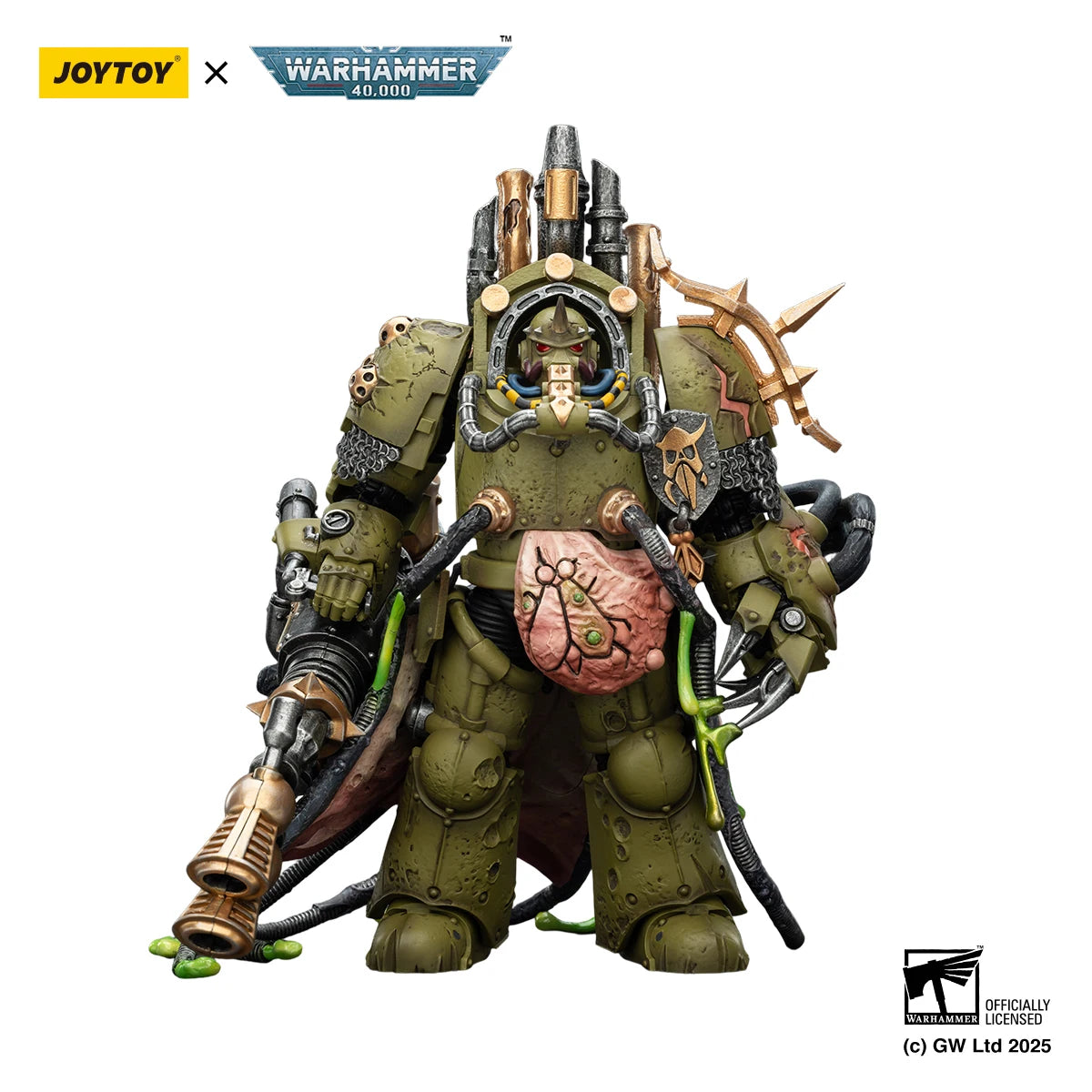 JOYTOY Warhammer 40K 1/18 Death Guard — Foul Blightspawn & Lord of Virulence