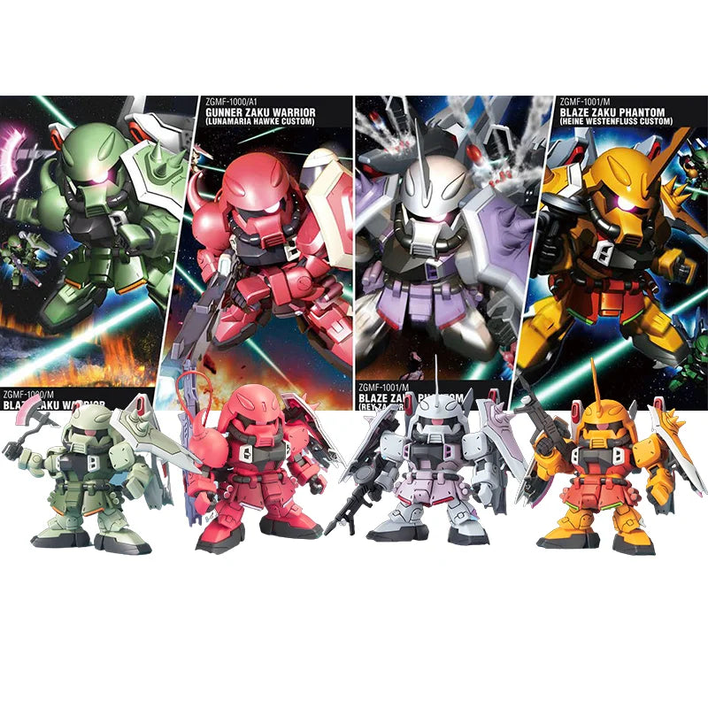 Bandai SD Gundam BB Warrior — Zaku Series Model Kit