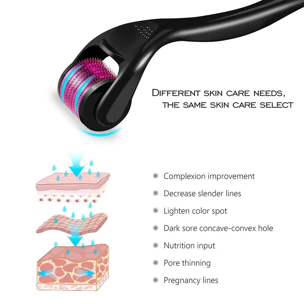 Precision Titanium Derma Roller for Face & Scalp