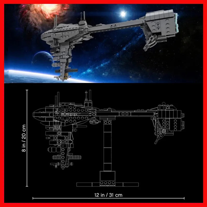 459PCS Nebulon B Frigate MOC Building Blocks