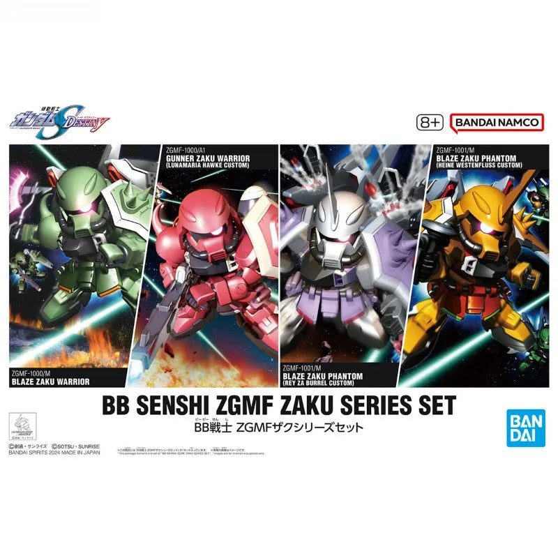 Bandai SD Gundam BB Warrior — Zaku Series Model Kit