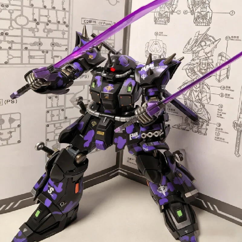 HG 1/144 Efreet Dark Night Mecha Model