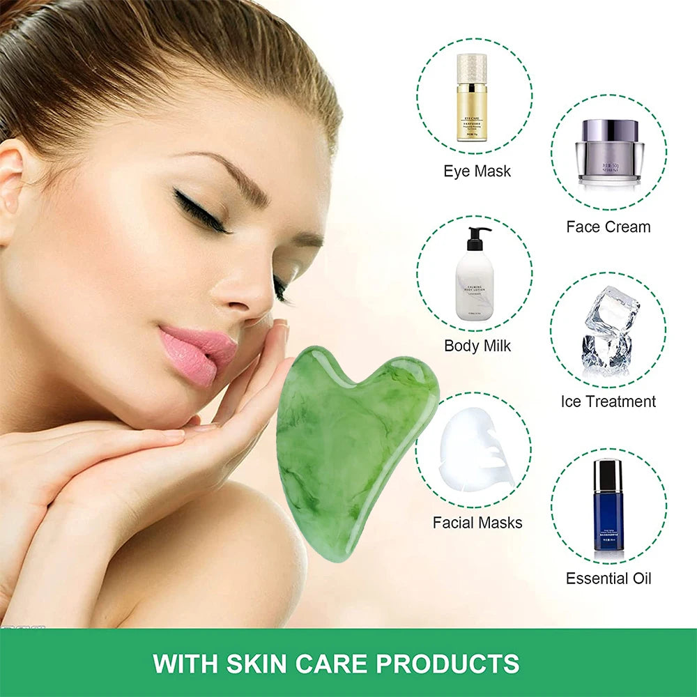 Resin Gua Sha Board – Lymphatic Drainage Massager