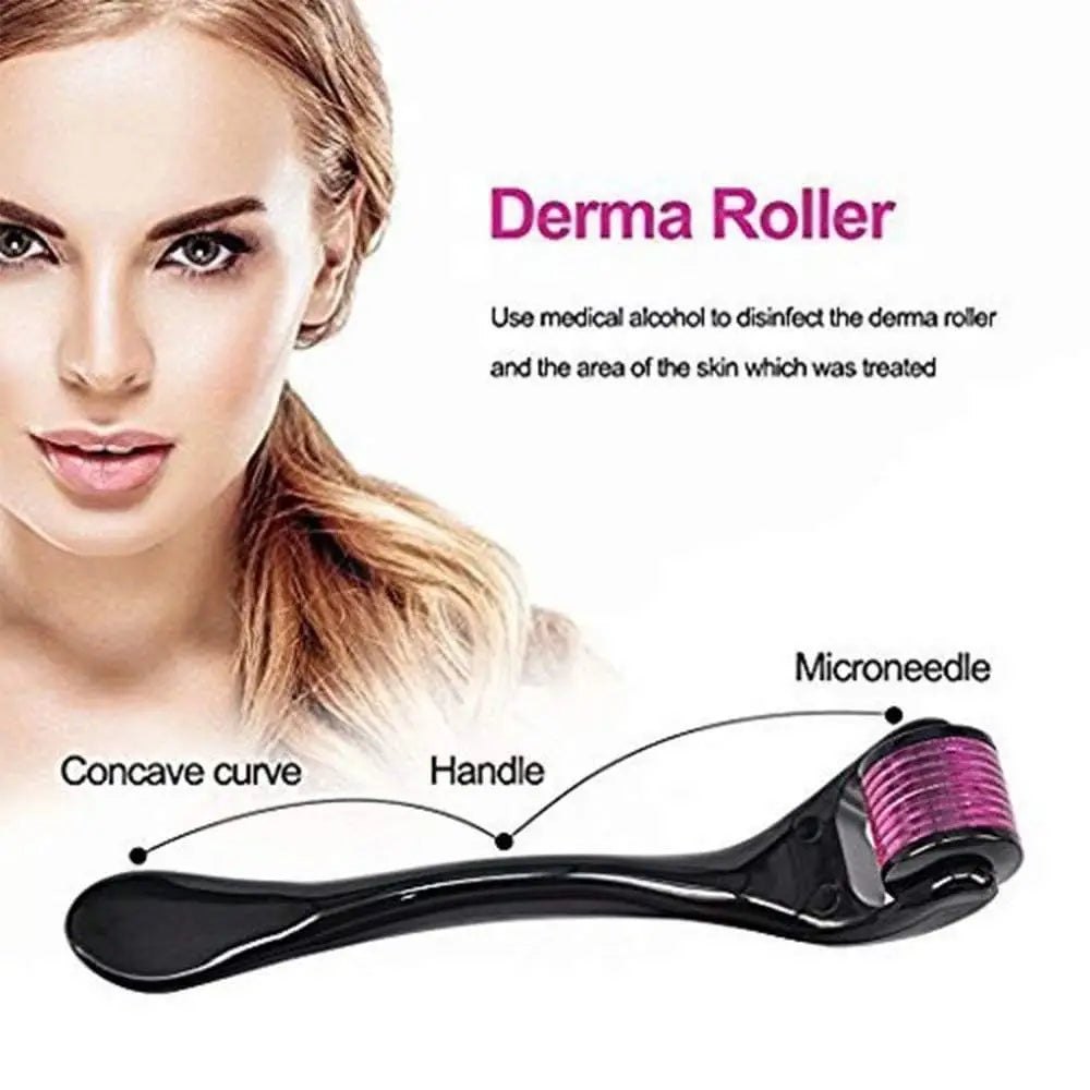 Precision Titanium Derma Roller for Face & Scalp