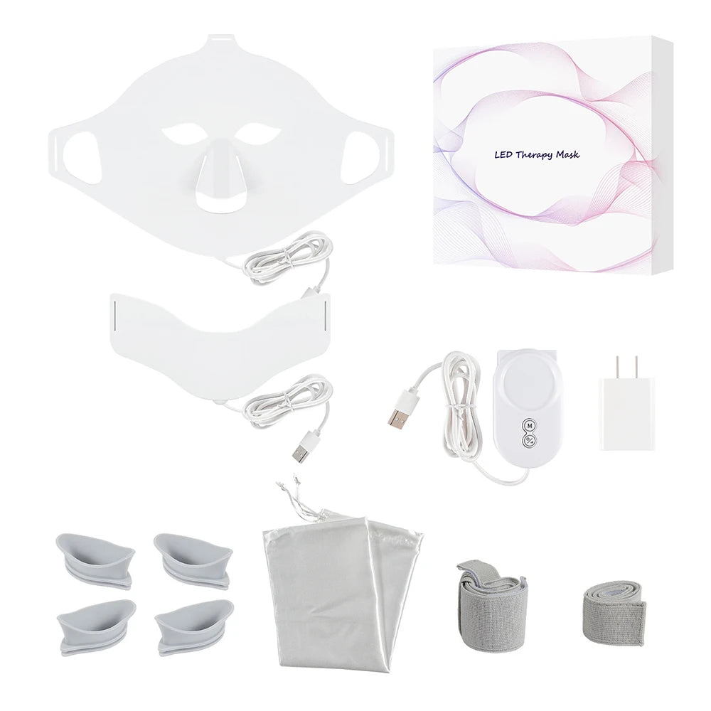 7-in-1 Advanced High-Quality Photon Rejuvenation Mask: Pro-Grade LED Therapy for Face & Neck
