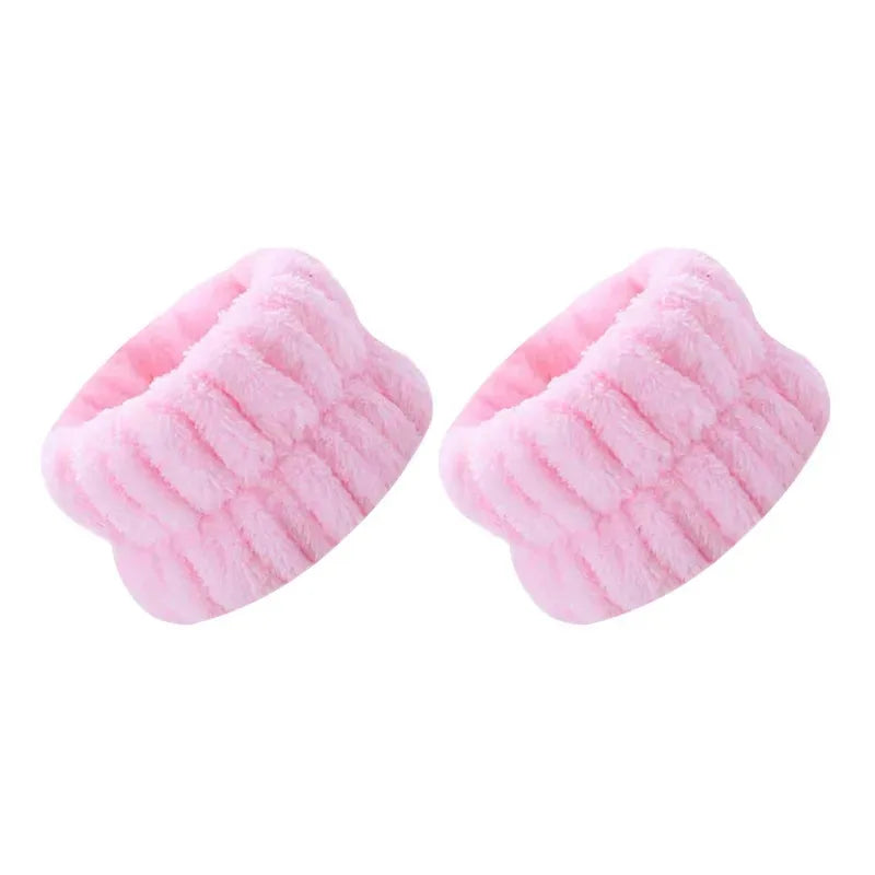 Ultra-Absorbent Skincare Wristbands (No-Mess Cleansing)